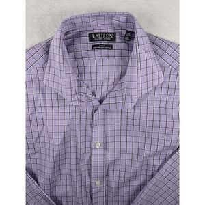 Lauren Ralph Lauren Mens‎ Dress Shirt 16.5 34/35 Slim Fit Performance Stretch